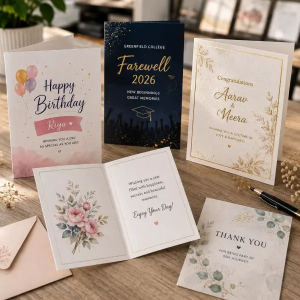 Greeting & Gift Card Printing