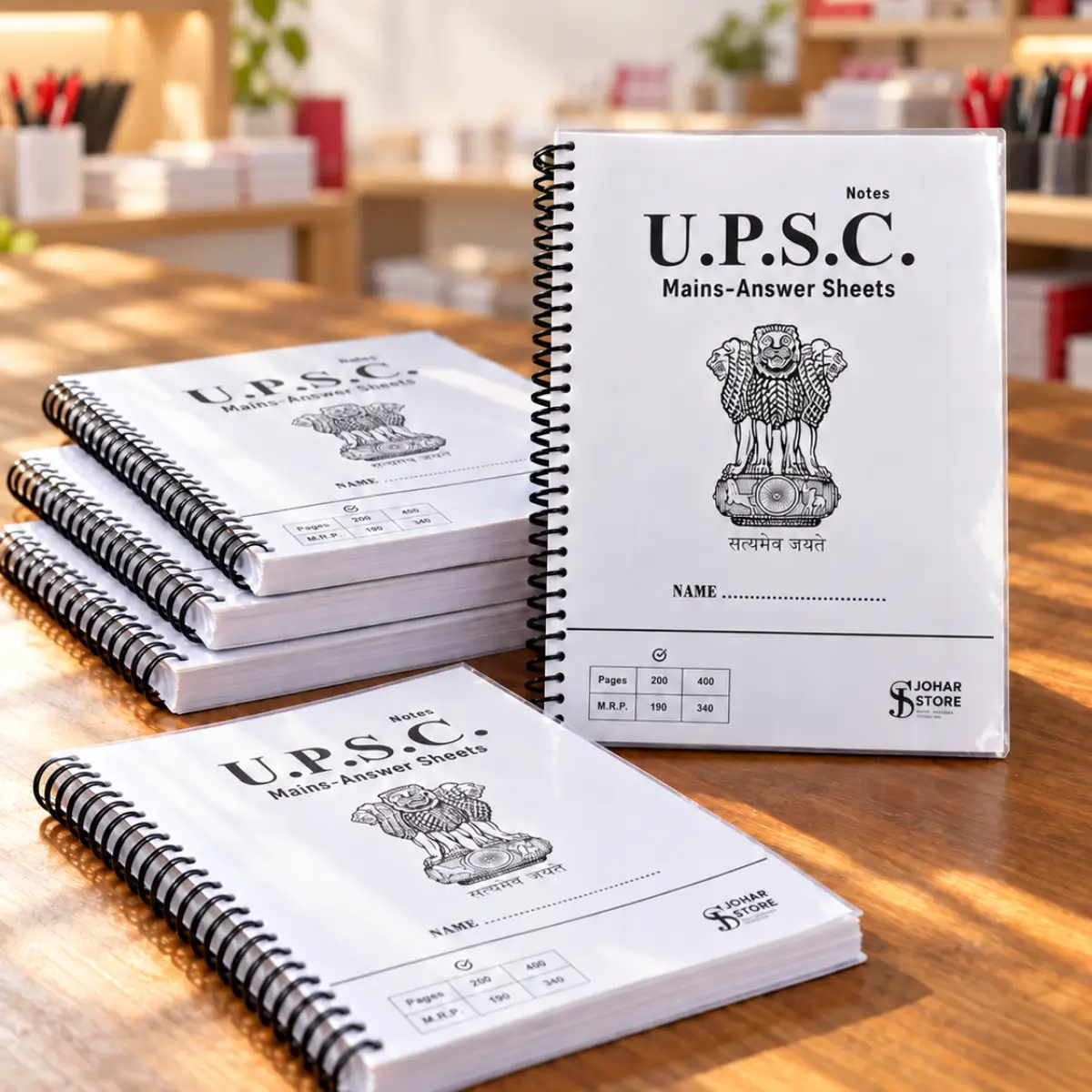 UPSC Mains Answer Sheets
